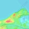 Eagle Heights topographic map, elevation, terrain