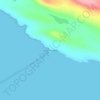 Cabo Conventry topographic map, elevation, terrain