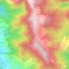 Dunagiri topographic map, elevation, terrain