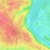 Дьяково городище topographic map, elevation, terrain