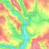 Abercynon topographic map, elevation, terrain