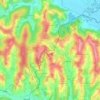 Neubrennten topographic map, elevation, terrain
