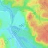 Chuvisco topographic map, elevation, terrain