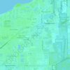 Beachwalk topographic map, elevation, terrain