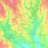 Mesquite topographic map, elevation, terrain