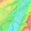 Siebers topographic map, elevation, terrain