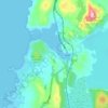 Toigal topographic map, elevation, terrain