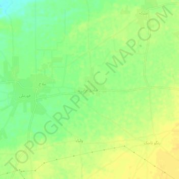 Shadi Khan topographic map, elevation, terrain