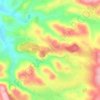 مشهد روحين topographic map, elevation, terrain