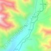 Banda topographic map, elevation, terrain