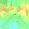 Horile topographic map, elevation, terrain