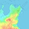 Kermenguy topographic map, elevation, terrain