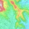 Cracchi topographic map, elevation, terrain