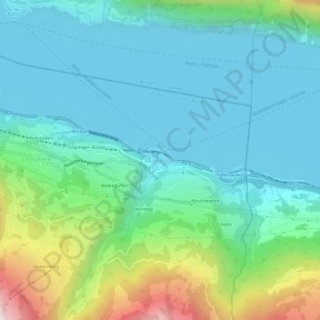 Mühlehorn topographic map, elevation, terrain