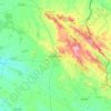 Portalegre topographic map, elevation, terrain