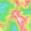 Dragons Teeth topographic map, elevation, terrain