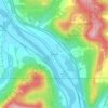 Riverside topographic map, elevation, terrain