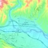 Haishiwan topographic map, elevation, terrain