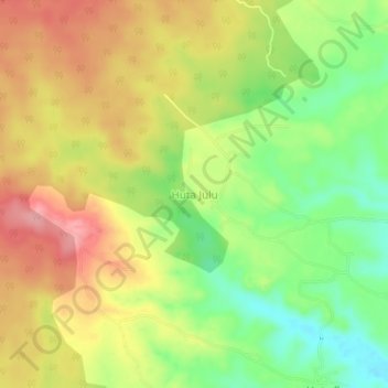 Huta Julu topographic map, elevation, terrain