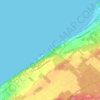L'Anse-au-Sable topographic map, elevation, terrain