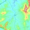 Zhengcheng topographic map, elevation, terrain