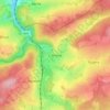 Cierreux topographic map, elevation, terrain
