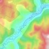 Gaysville topographic map, elevation, terrain