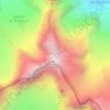 Pizzo Bernina topographic map, elevation, terrain