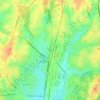 Few topographic map, elevation, terrain