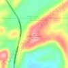 Daisy Mountain topographic map, elevation, terrain