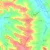 Saint-Martin topographic map, elevation, terrain