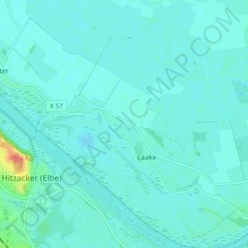 Brandstade topographic map, elevation, terrain