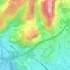 Woodhill topographic map, elevation, terrain