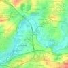 Le Vault Martin topographic map, elevation, terrain