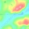 Labrador Peninsula topographic map, elevation, terrain