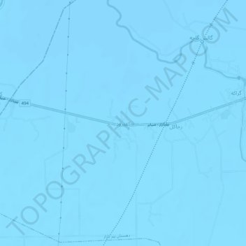 Kafteroud topographic map, elevation, terrain