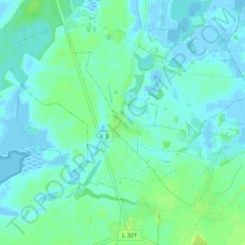 Silenz topographic map, elevation, terrain