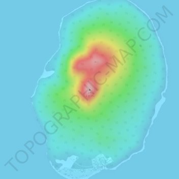 Dit topographic map, elevation, terrain