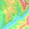 Misarela topographic map, elevation, terrain