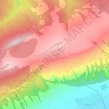 Skala topographic map, elevation, terrain