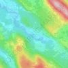 Gorenje Sušice topographic map, elevation, terrain