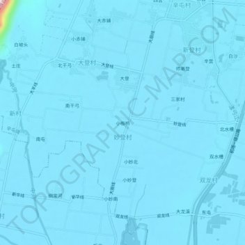 小板桥 topographic map, elevation, terrain