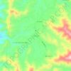 Chinacá topographic map, elevation, terrain