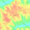 Slocum topographic map, elevation, terrain