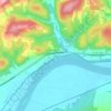 Linden topographic map, elevation, terrain