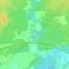 La Corneuse topographic map, elevation, terrain