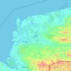 Sibu Division topographic map, elevation, terrain