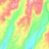 Toluca topographic map, elevation, terrain
