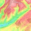 Les Mottes topographic map, elevation, terrain