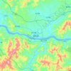 德庆县 topographic map, elevation, terrain